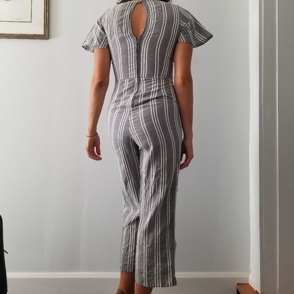 Striped Jumpsuit - Picture 2 of 2